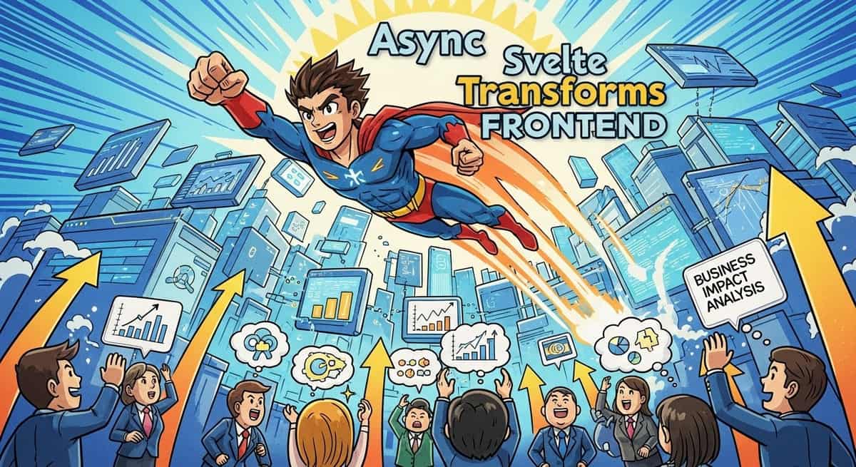 Background image for "Async Svelte Transforms Frontend: Business Impact Analysis"