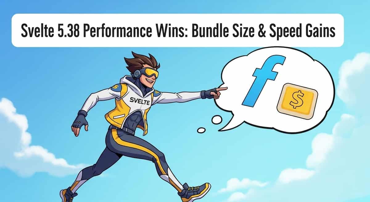Background image for "Svelte 5.38 Performance Wins: Bundle Size & Speed Gains"