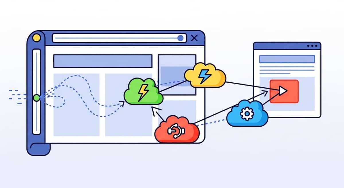 Diagram showing scroll position passed through navigation callbacks